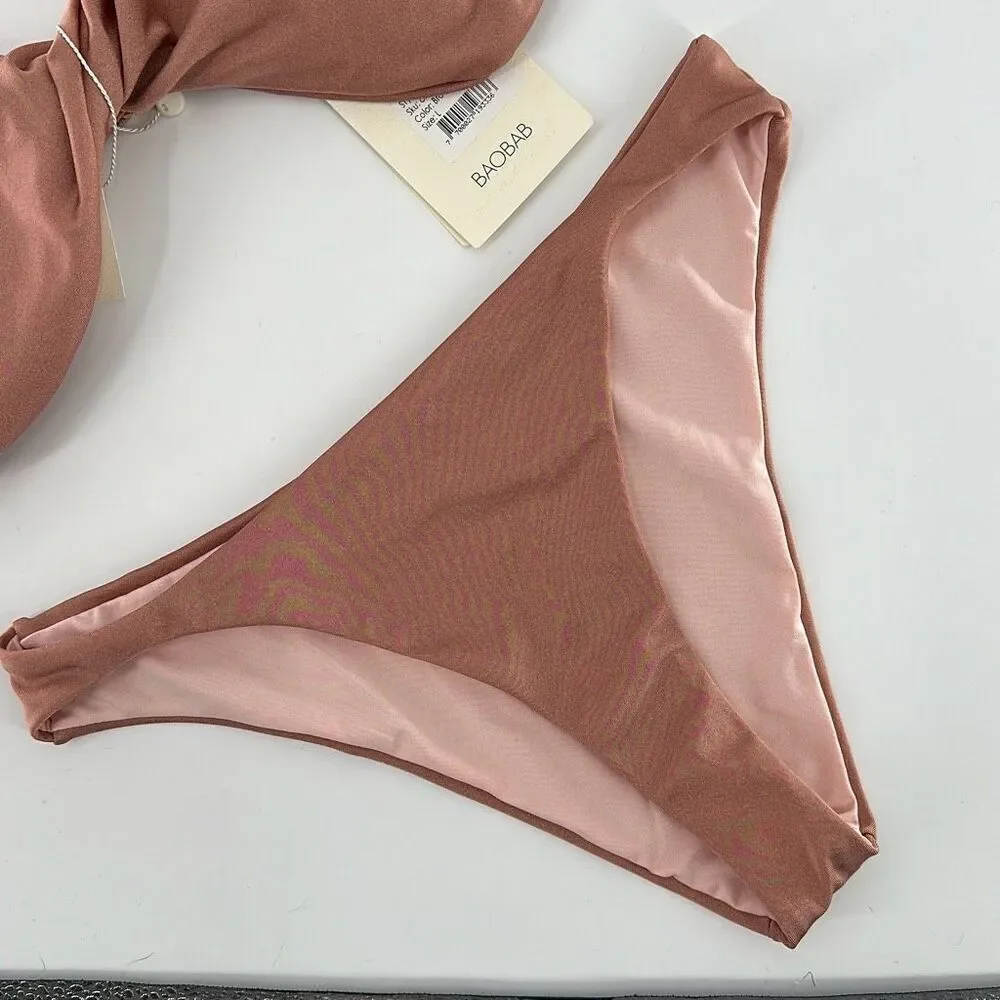 NWT Baobab Womens Brown Sugar Ola Top & Bottom Set Large